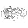 Ventilateur (refroidissement moteur) AVA QUALITY COOLING