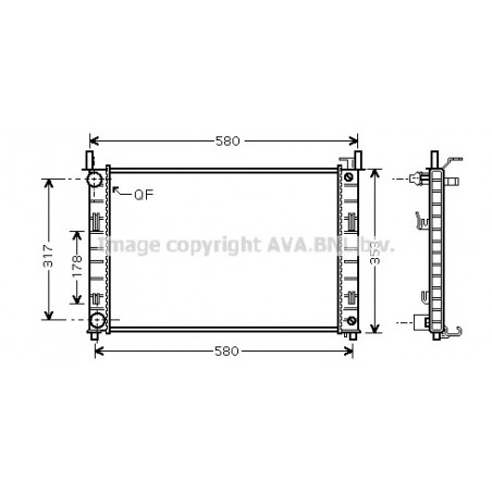 Radiateur AVA QUALITY COOLING