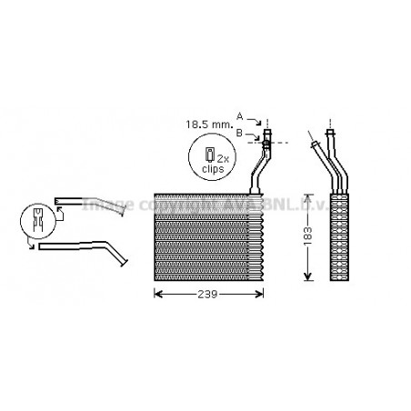 Radiateur de chauffage AVA...