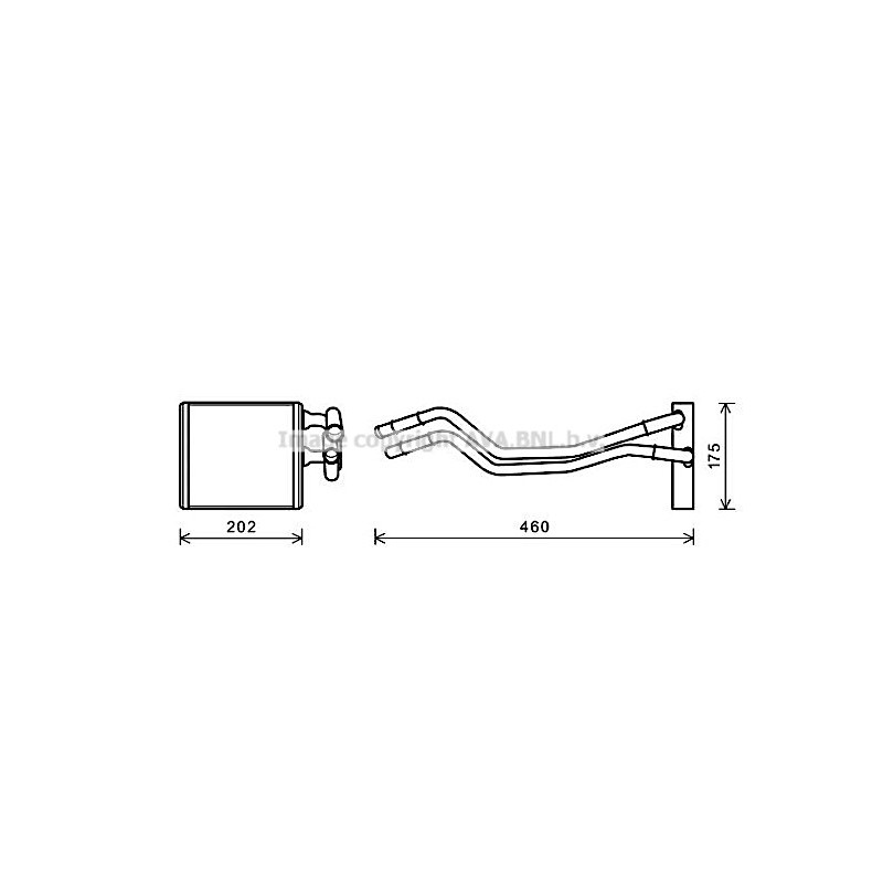 Radiateur de chauffage AVA QUALITY COOLING