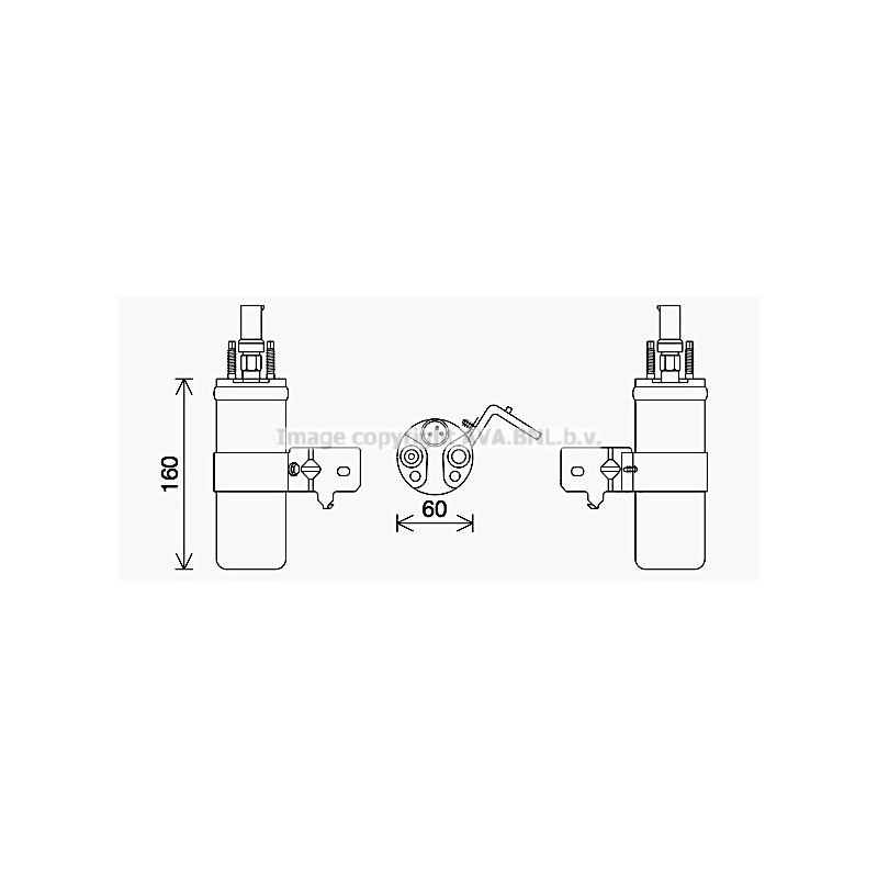 Bouteille déshydratante AVA QUALITY COOLING