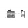 Evaporateur de climatisation AVA QUALITY COOLING
