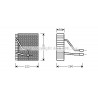 Evaporateur de climatisation AVA QUALITY COOLING