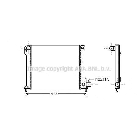 Radiateur AVA QUALITY COOLING