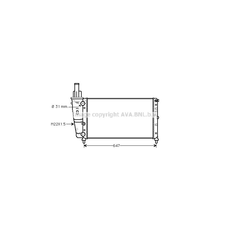 Radiateur AVA QUALITY COOLING