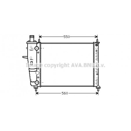 Radiateur AVA QUALITY COOLING