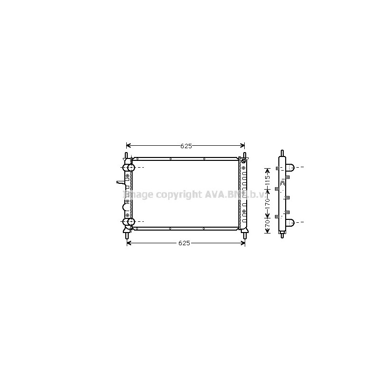 Radiateur AVA QUALITY COOLING