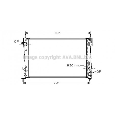 Radiateur AVA QUALITY COOLING