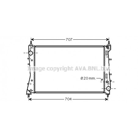Radiateur AVA QUALITY COOLING