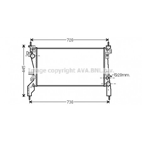 Radiateur AVA QUALITY COOLING