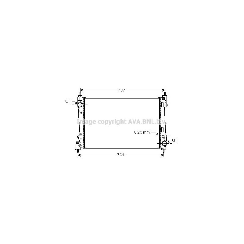 Radiateur AVA QUALITY COOLING