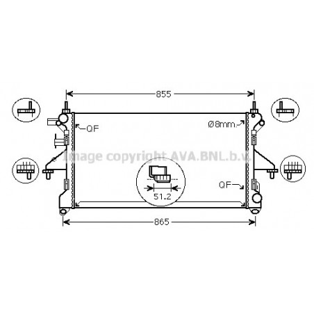 Radiateur AVA QUALITY COOLING