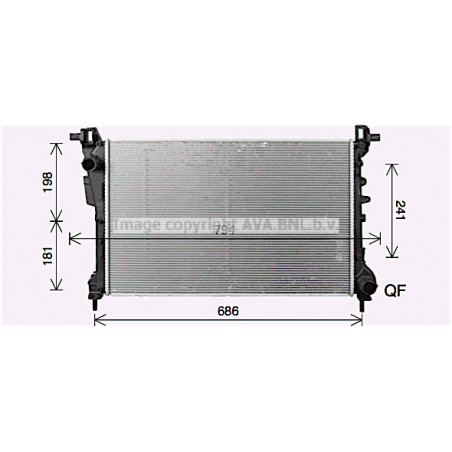 Radiateur AVA QUALITY COOLING