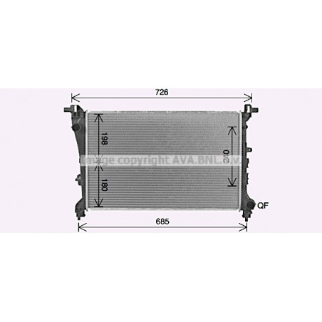 Radiateur AVA QUALITY COOLING