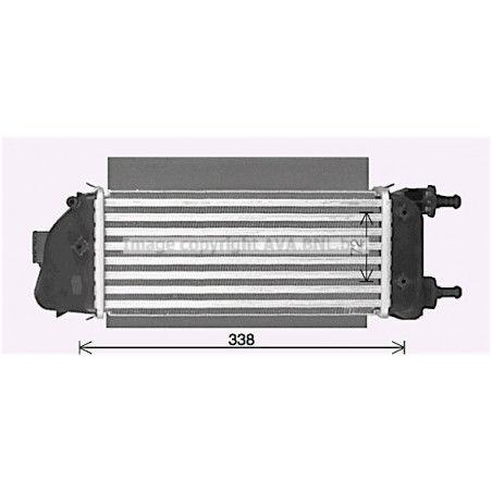 Intercooler (échangeur d'air) AVA QUALITY COOLING