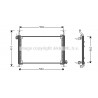 Condenseur de climatisation AVA QUALITY COOLING