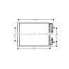 Condenseur de climatisation AVA QUALITY COOLING