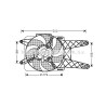 Ventilateur (refroidissement moteur) AVA QUALITY COOLING