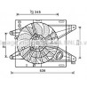 Ventilateur (refroidissement moteur) AVA QUALITY COOLING