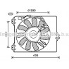 Ventilateur (refroidissement moteur) AVA QUALITY COOLING