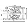 Ventilateur (refroidissement moteur) AVA QUALITY COOLING