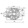 Ventilateur (refroidissement moteur) AVA QUALITY COOLING