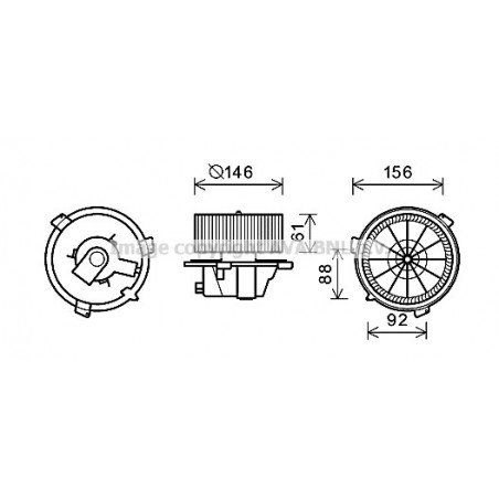 Moteur électrique (pulseur...