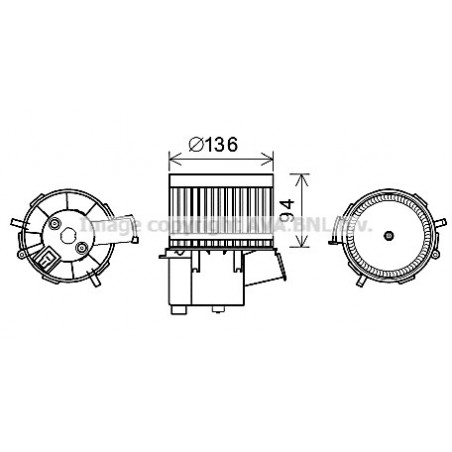 Moteur électrique (pulseur...