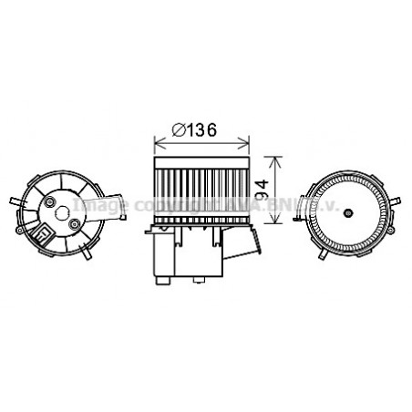 Moteur électrique (pulseur...