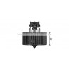 Moteur électrique (pulseur d'air habitacle) AVA QUALITY COOLING