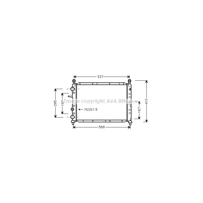 Radiateur AVA QUALITY COOLING