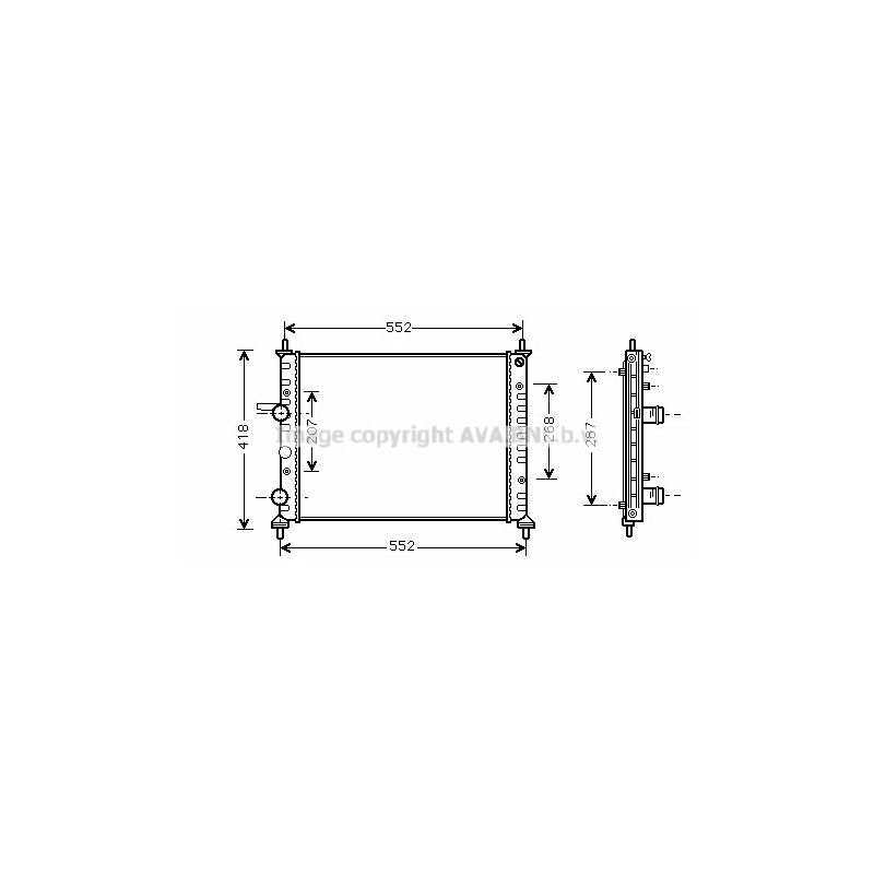 Radiateur AVA QUALITY COOLING