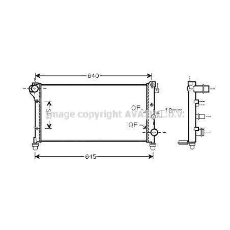 Radiateur AVA QUALITY COOLING