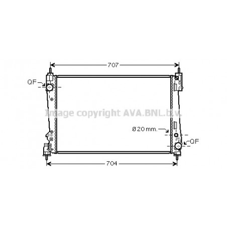 Radiateur AVA QUALITY COOLING