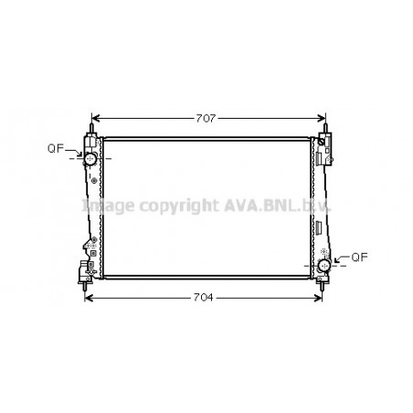 Radiateur AVA QUALITY COOLING