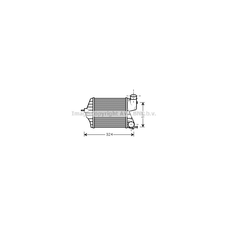 Intercooler (échangeur d'air) AVA QUALITY COOLING