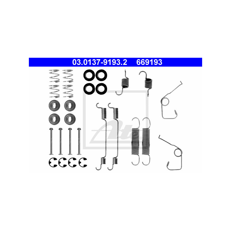 Kit d'accessoires (mâchoire de frein) ATE