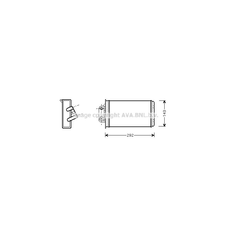 Radiateur de chauffage AVA QUALITY COOLING
