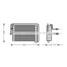 Evaporateur de climatisation AVA QUALITY COOLING