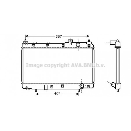 Radiateur AVA QUALITY COOLING