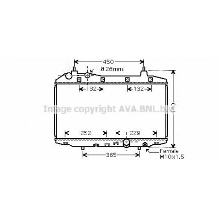 Radiateur AVA QUALITY COOLING