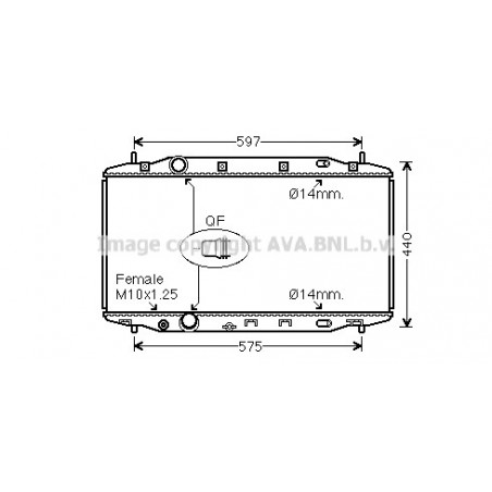 Radiateur AVA QUALITY COOLING
