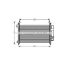 Condenseur de climatisation AVA QUALITY COOLING