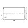 Condenseur de climatisation AVA QUALITY COOLING