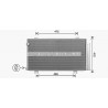Condenseur de climatisation AVA QUALITY COOLING