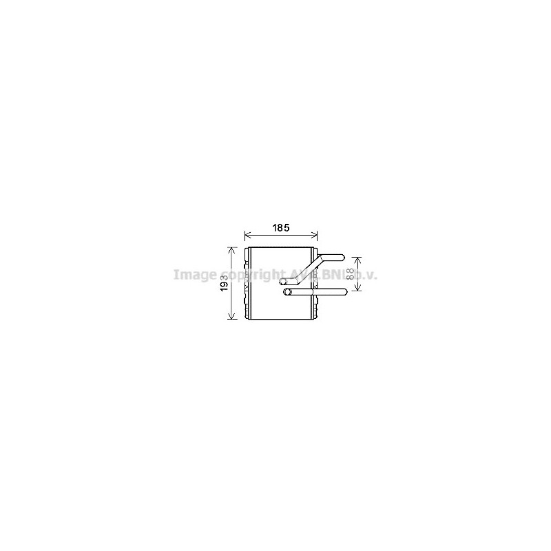 Radiateur de chauffage AVA QUALITY COOLING