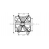 Ventilateur (refroidissement moteur) AVA QUALITY COOLING