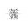 Ventilateur (refroidissement moteur) AVA QUALITY COOLING