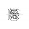 Ventilateur (refroidissement moteur) AVA QUALITY COOLING