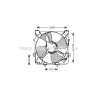 Ventilateur (refroidissement moteur) AVA QUALITY COOLING